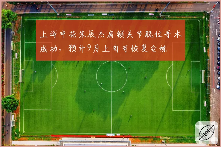 上海申花朱辰杰肩锁关节脱位手术成功，预计9月上旬可恢复合练